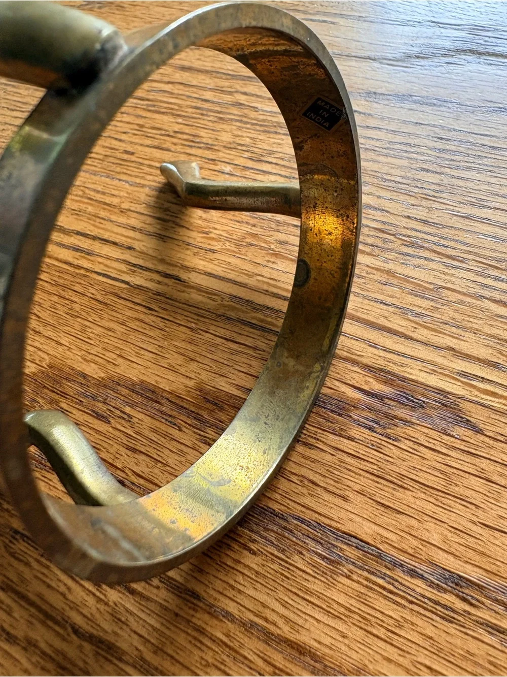 Vintage Brass Three leg Egg Stand - made in India
